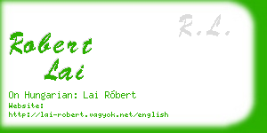 robert lai business card